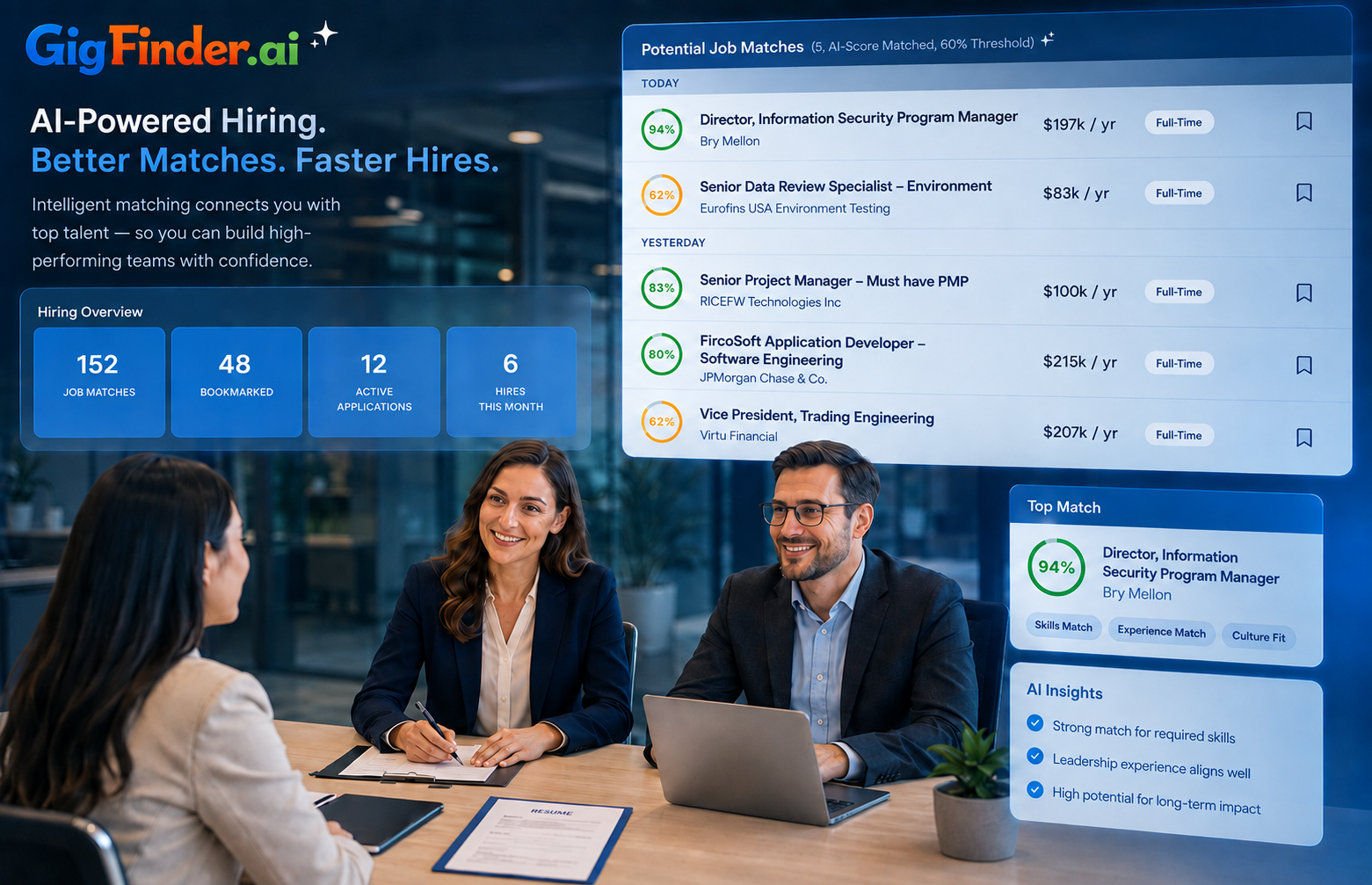 GigFinder hiring marketplace